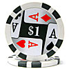 11.5g 4 Aces Poker Chip $1